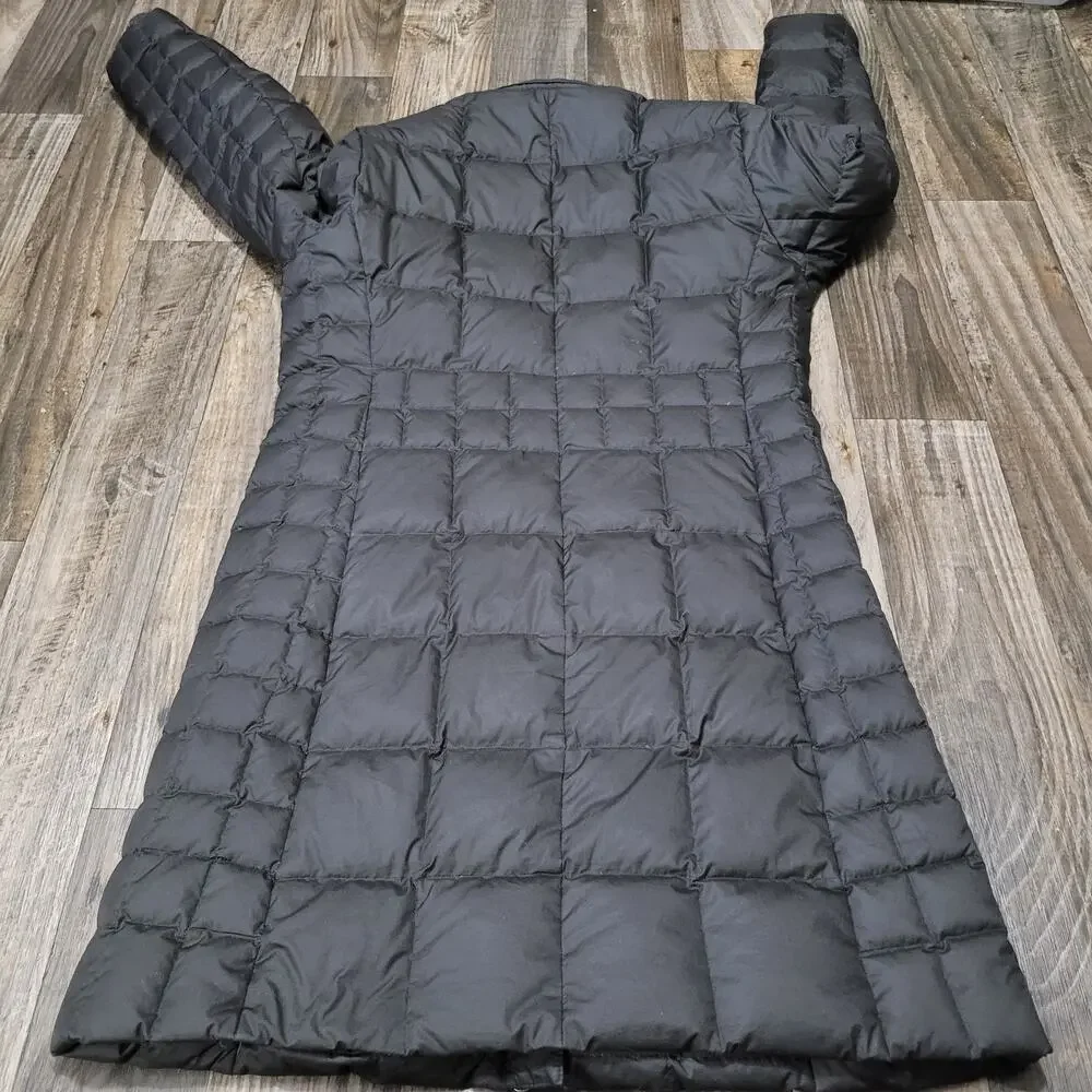 Patagonia Jacket Womens Large Black Tres Parka Duck Down Puffer - Picture 2 of 16